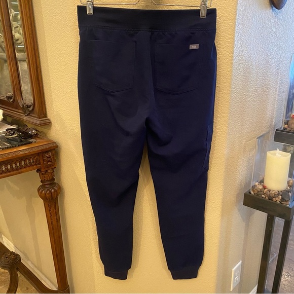 FIGS Navy Jogger Scrub Pants with Drawstring Size Small - Picture 4 of 5
